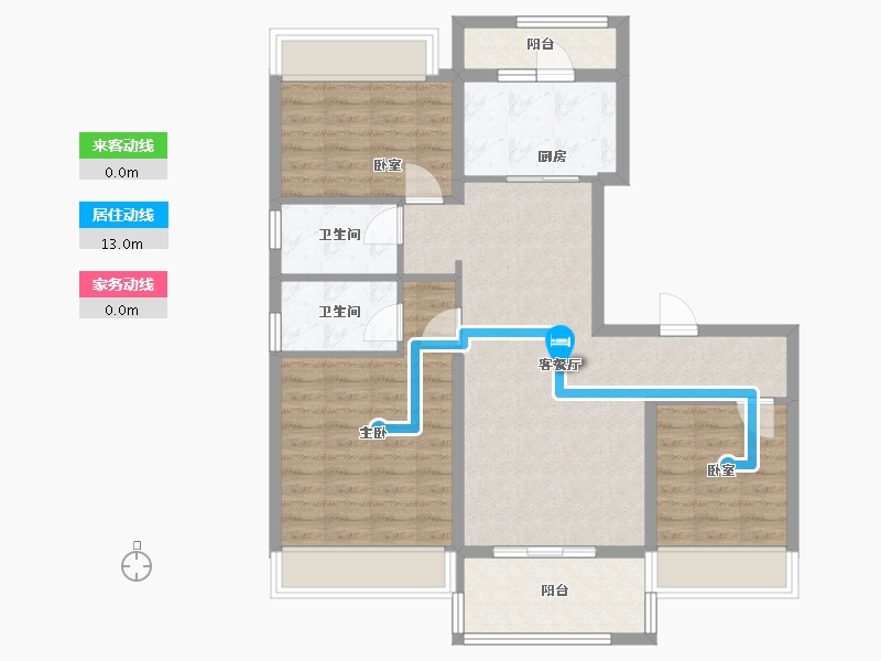 广西壮族自治区-河池市-碧桂园-118.00-户型库-动静线