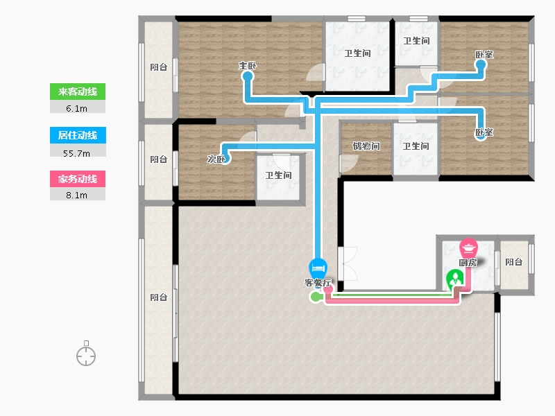 陕西省-西安市-就掌灯-273.00-户型库-动静线