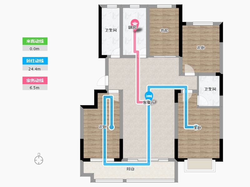 山东省-潍坊市-宏力壹号院-112.41-户型库-动静线