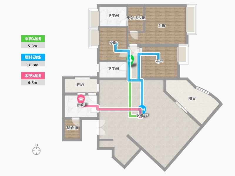 重庆-重庆市-东和春天-139.00-户型库-动静线