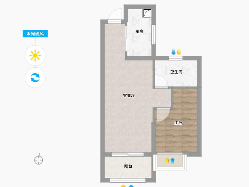 福建省-漳州市-西湖谢溪头-48.00-户型库-采光通风