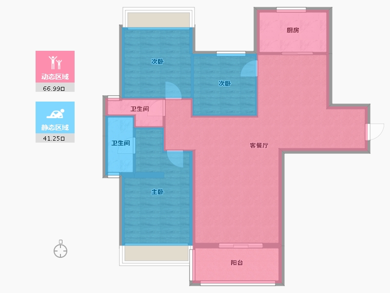 广东省-汕头市-和承苑-100.00-户型库-动静分区