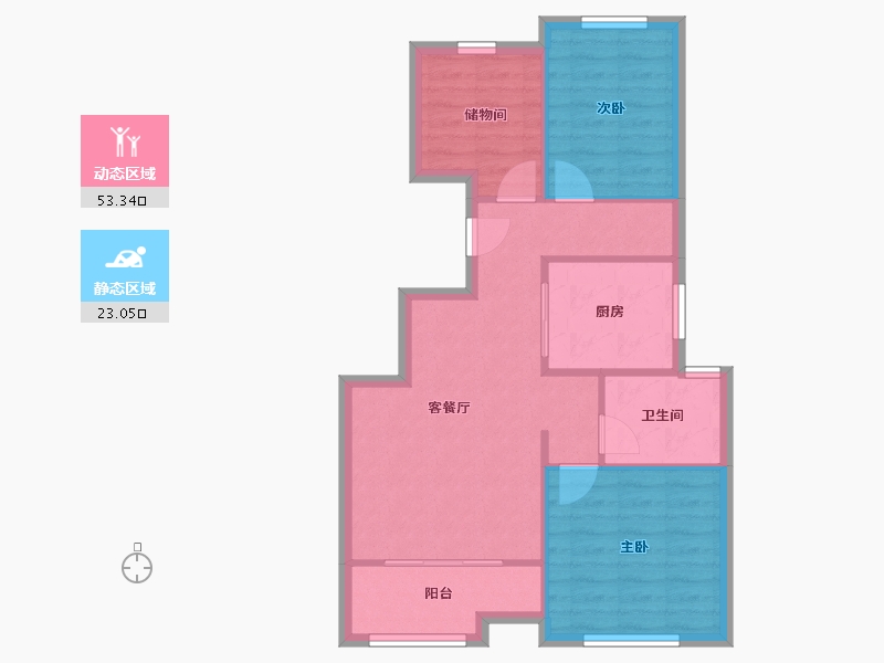 上海-上海市-秀雅苑-95.00-户型库-动静分区