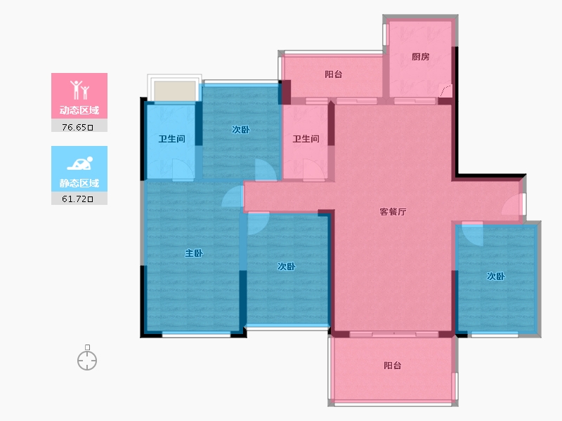 广东省-湛江市-宝江天盈-109.00-户型库-动静分区