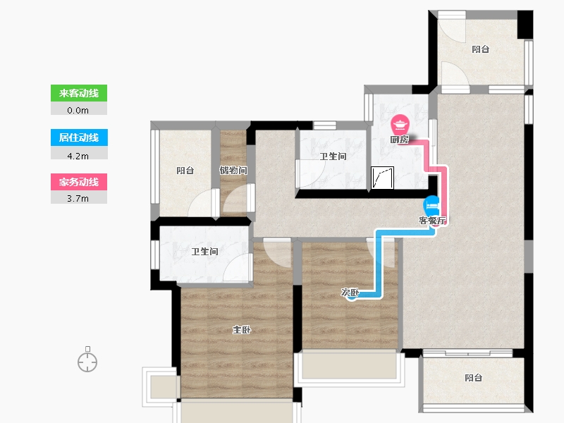 广东省-中山市-华发四季-97.20-户型库-动静线