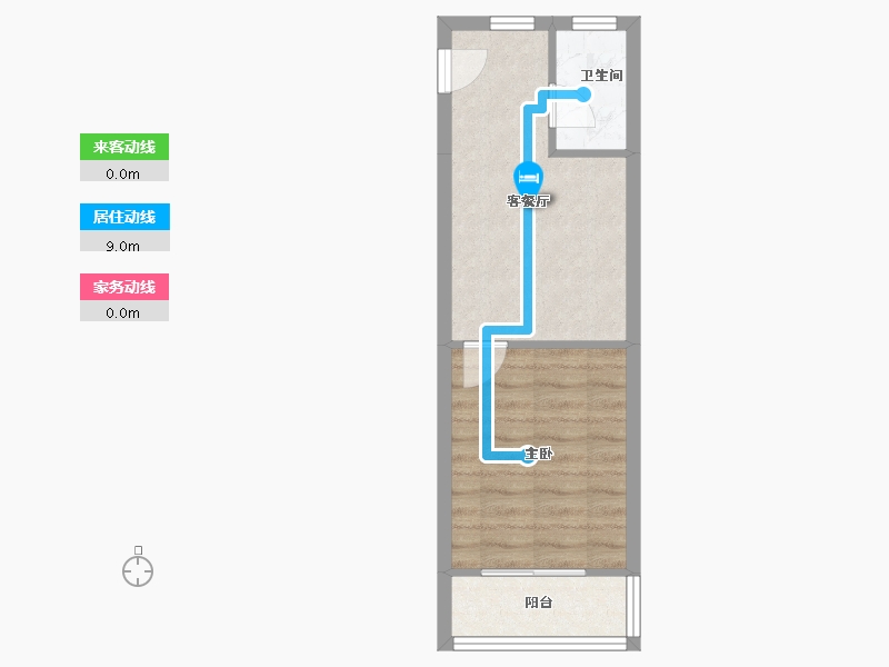 上海-上海市-建国西路358弄小区-33.30-户型库-动静线