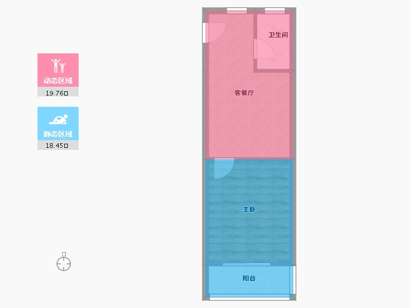 上海-上海市-建国西路358弄小区-33.30-户型库-动静分区