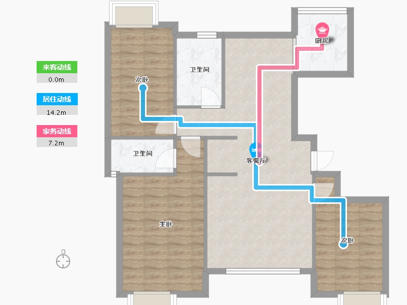 江西省-南昌市-桂语江南-92.00-户型库-动静线