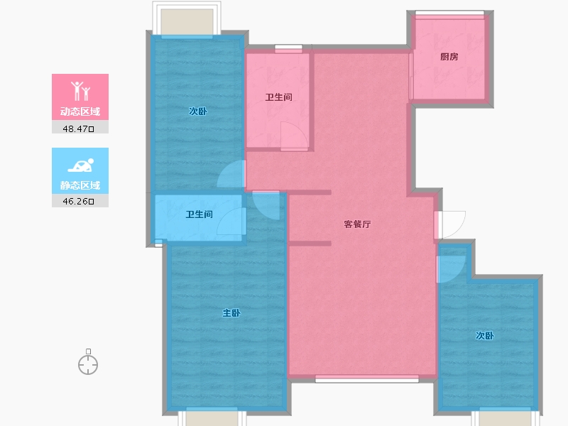 江西省-南昌市-桂语江南-92.00-户型库-动静分区