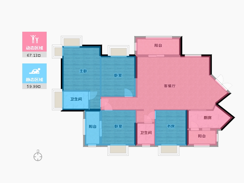 广西壮族自治区-柳州市-侗乡绿岸-118.00-户型库-动静分区