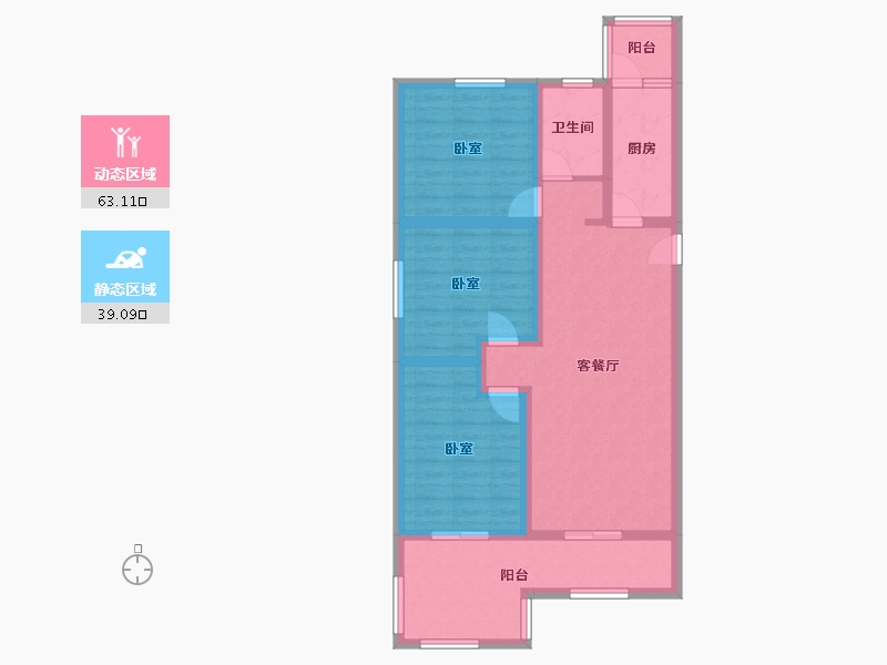 河南省-洛阳市-君河湾-90.00-户型库-动静分区