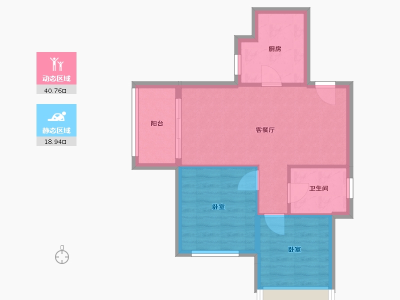 河南省-郑州市-万华城悦府-58.00-户型库-动静分区