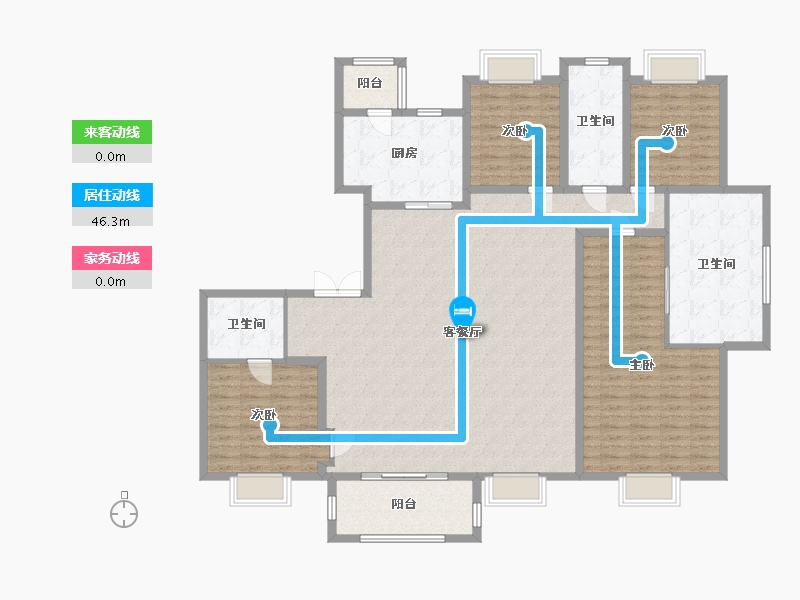 上海-上海市-仁恒海上源226-180.00-户型库-动静线