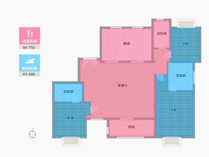 上海-上海市-仁恒海上源176-140.00-户型库-动静分区