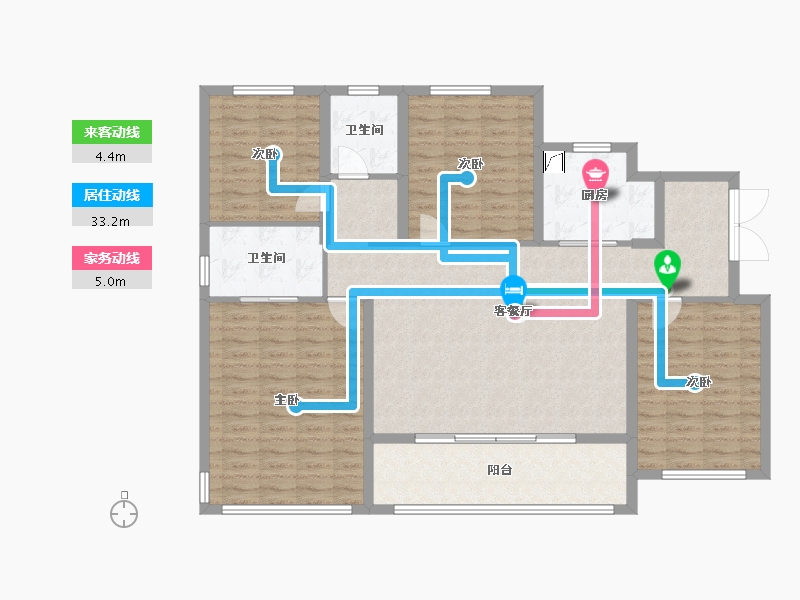 江苏省-扬州市-美的禹州大河-129.00-户型库-动静线