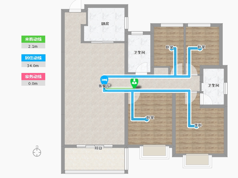 江苏省-无锡市-星合中山玖里-114.01-户型库-动静线