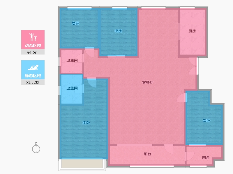 山东省-潍坊市-恒信风华尚品东区-141.00-户型库-动静分区