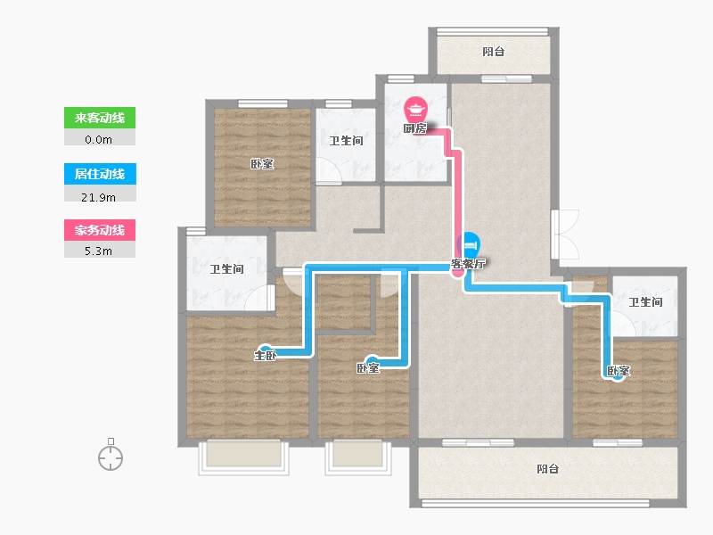 四川省-成都市-中粮保利天府时区-136.17-户型库-动静线