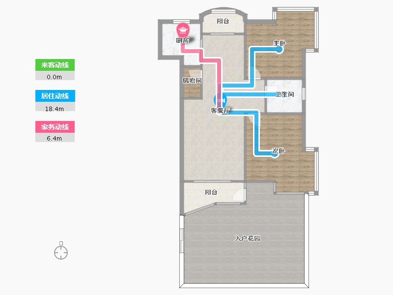 湖北省-武汉市-统建大江园南苑-80.71-户型库-动静线