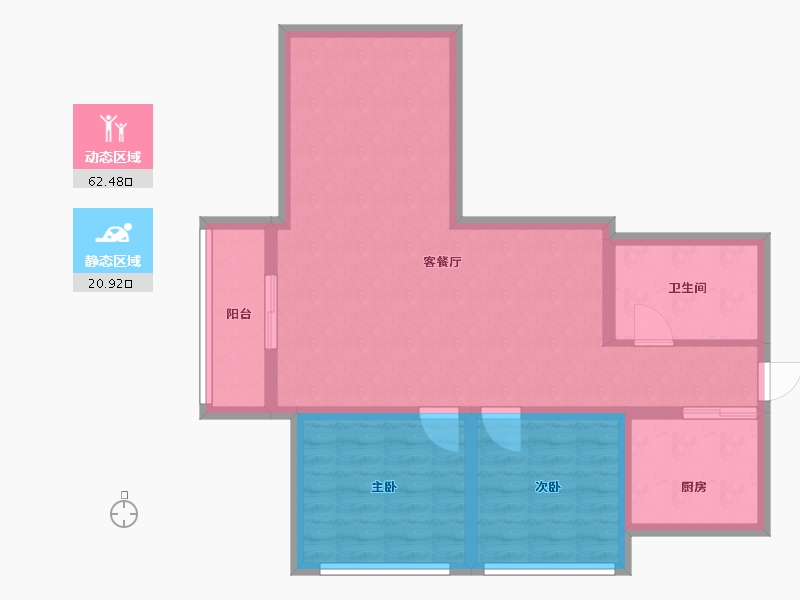 河北省-衡水市-滨湖国际-87.00-户型库-动静分区