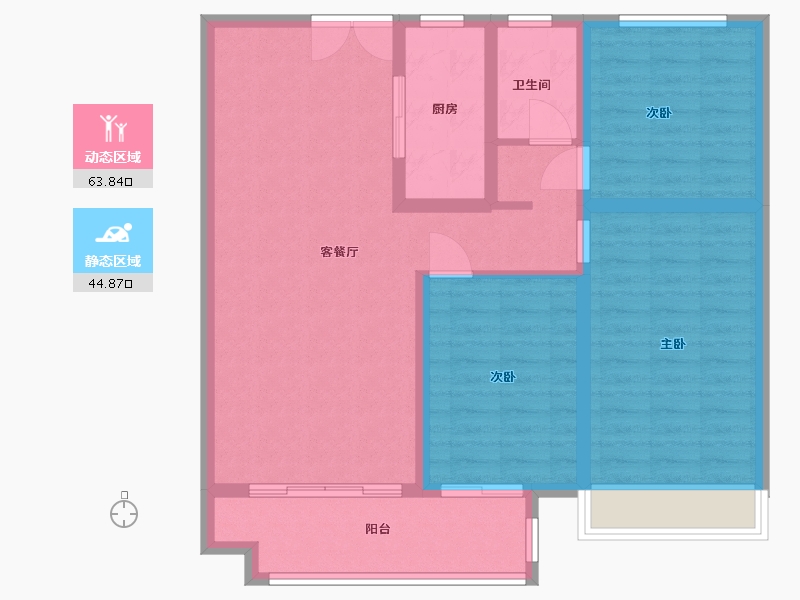 山东省-德州市-奥特莱斯澜泊湾-98.00-户型库-动静分区