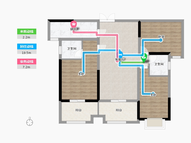 陕西省-商洛市-丰阳-100.00-户型库-动静线