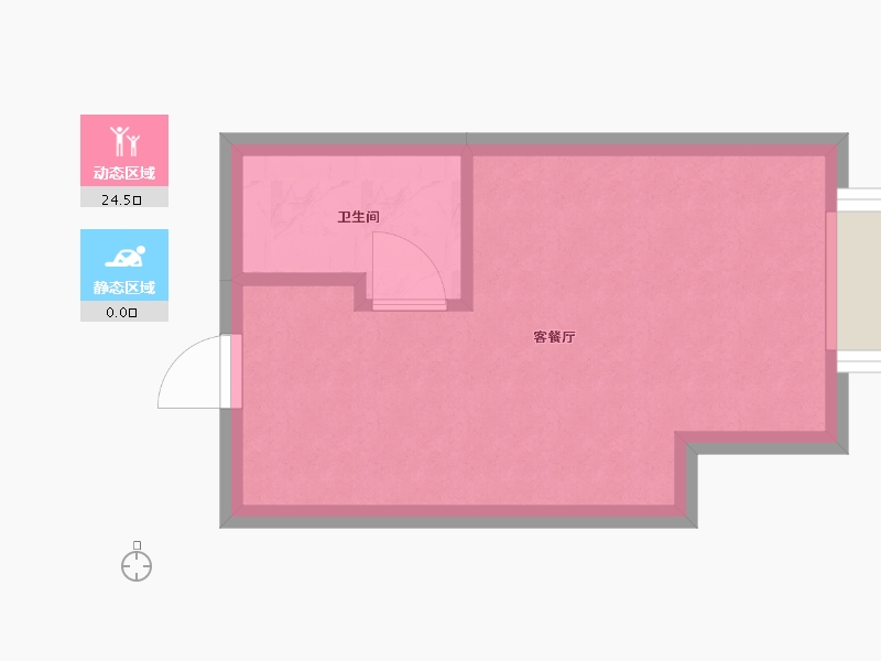 湖南省-长沙市-云顶都汇-24.88-户型库-动静分区