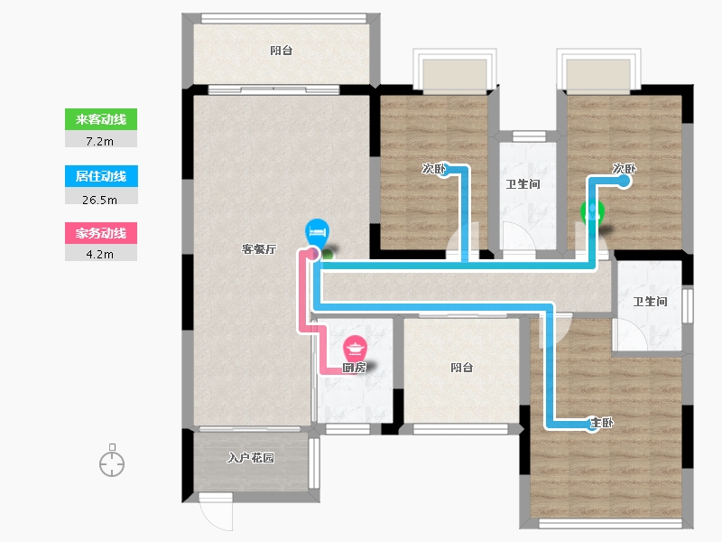 广西壮族自治区-南宁市-上林万福达财富中心-100.00-户型库-动静线