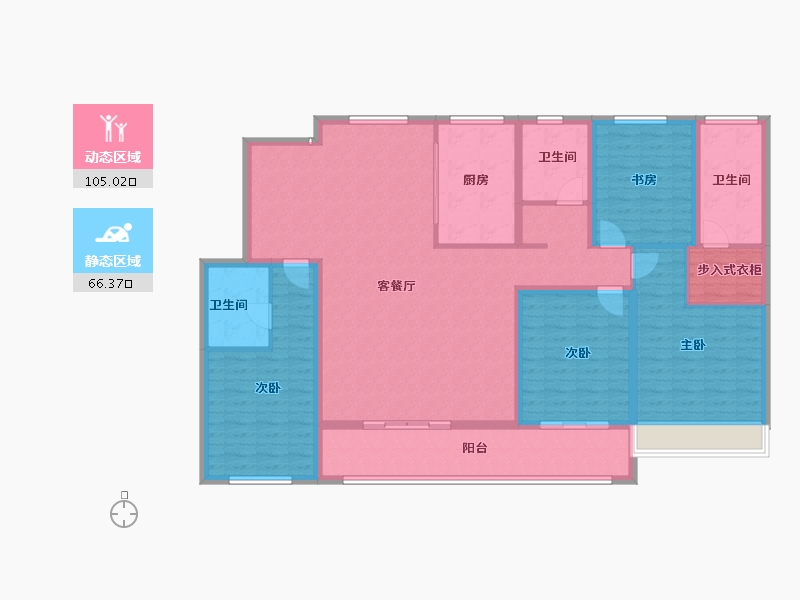 江苏省-连云港市-易居学府-155.00-户型库-动静分区