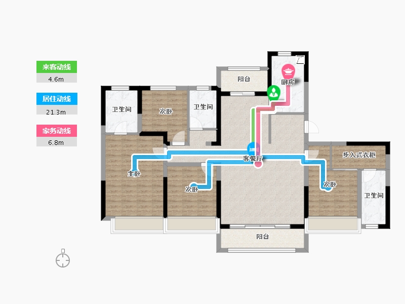 山东省-济宁市-幸福里嘉苑-150.00-户型库-动静线