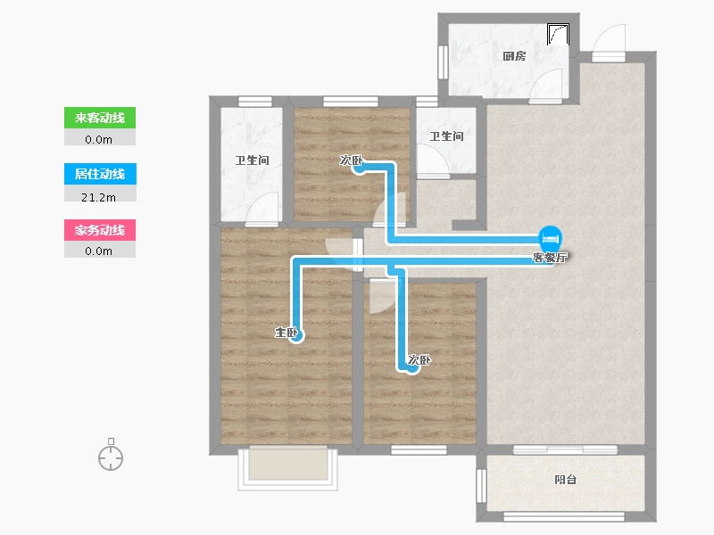 山东省-菏泽市-东亚国睿华庭-99.12-户型库-动静线