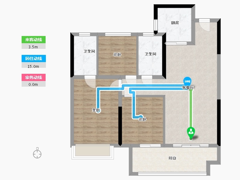 河南省-许昌市-北海书院-89.00-户型库-动静线