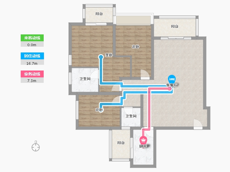 四川省-成都市-左岸名都-111.92-户型库-动静线