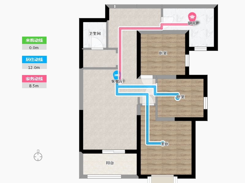 陕西省-西安市-华清学府城-89.00-户型库-动静线