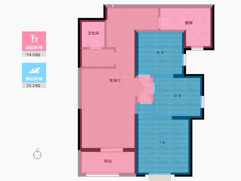 陕西省-西安市-华清学府城-89.00-户型库-动静分区