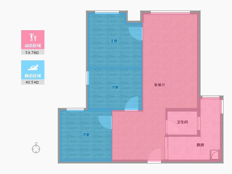 湖南省-怀化市-天星华府-91.00-户型库-动静分区