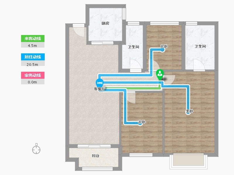 安徽省-池州市-伊美·城市首府-86.53-户型库-动静线