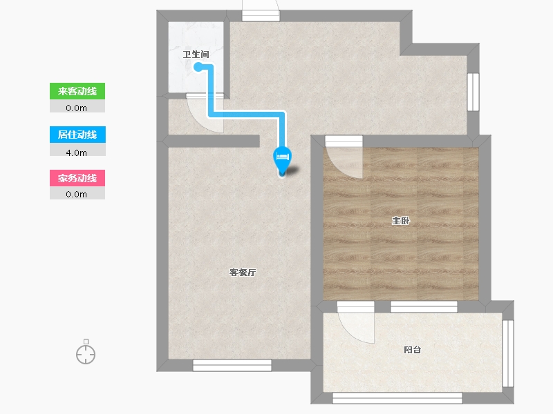 江苏省-苏州市-苏安新村-68.00-户型库-动静线