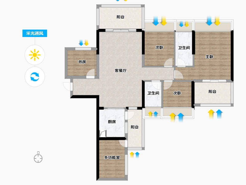 广东省-湛江市-东新高地-100.00-户型库-采光通风