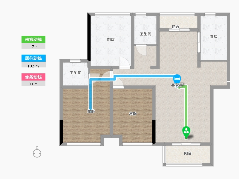 河南省-商丘市-锦绣新苑-119.00-户型库-动静线