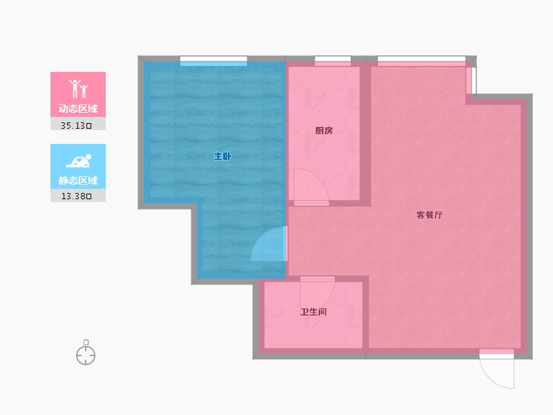 河北省-廊坊市-星河皓月-63.00-户型库-动静分区