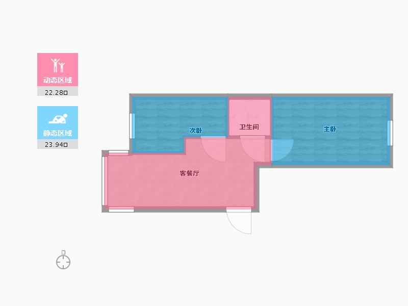 黑龙江省-哈尔滨市-保利新城小区-41.48-户型库-动静分区