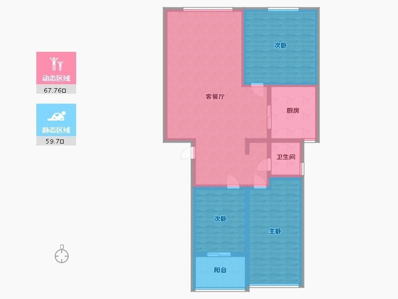 河南省-信阳市-信合财富广场-115.00-户型库-动静分区