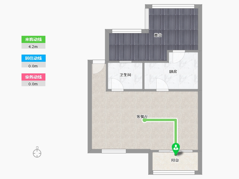 天津-天津市-千禧园-80.00-户型库-动静线