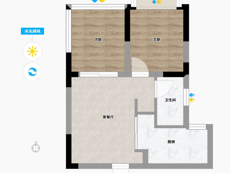 贵州省-遵义市-北大资源梦想城-37.12-户型库-采光通风