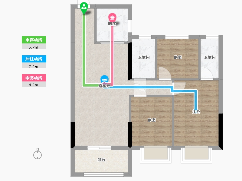 广东省-河源市-大地.阳光城-72.54-户型库-动静线