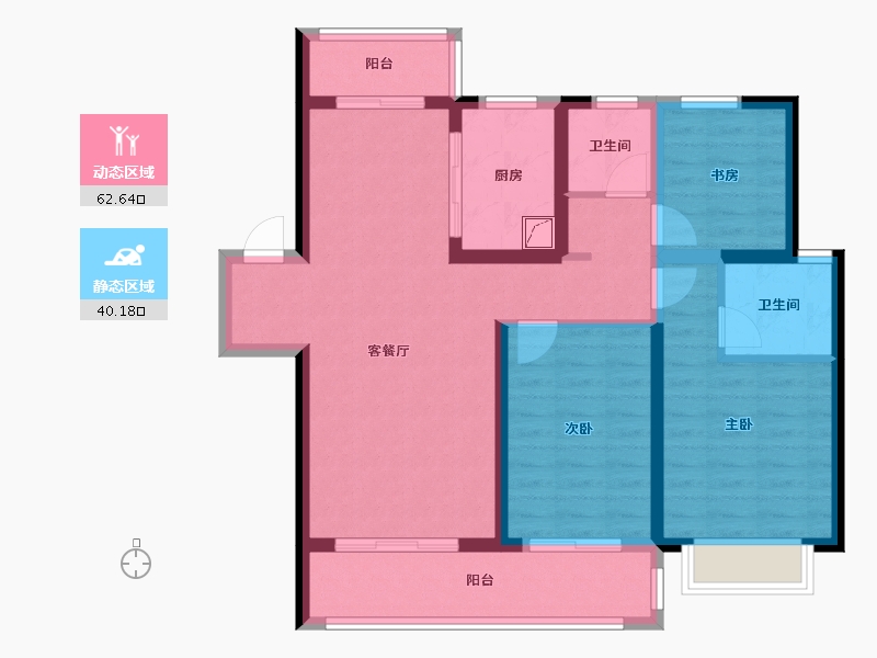 云南省-昆明市-融创文旅城-112.00-户型库-动静分区