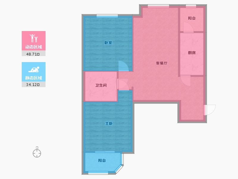 河北省-廊坊市-潮白人家-南区-81.85-户型库-动静分区