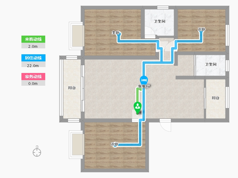 河南省-周口市-康馨庄园-110.52-户型库-动静线