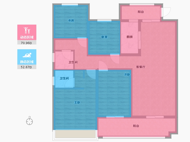 安徽省-阜阳市-远大棠樾世家-110.00-户型库-动静分区